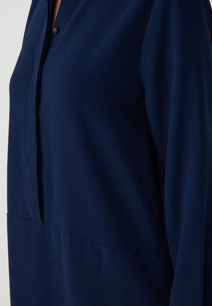 Woven Dark Blue Dress