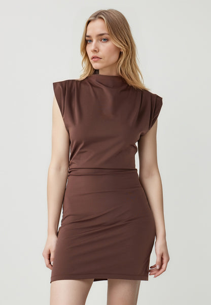 Knitted Brown Dress