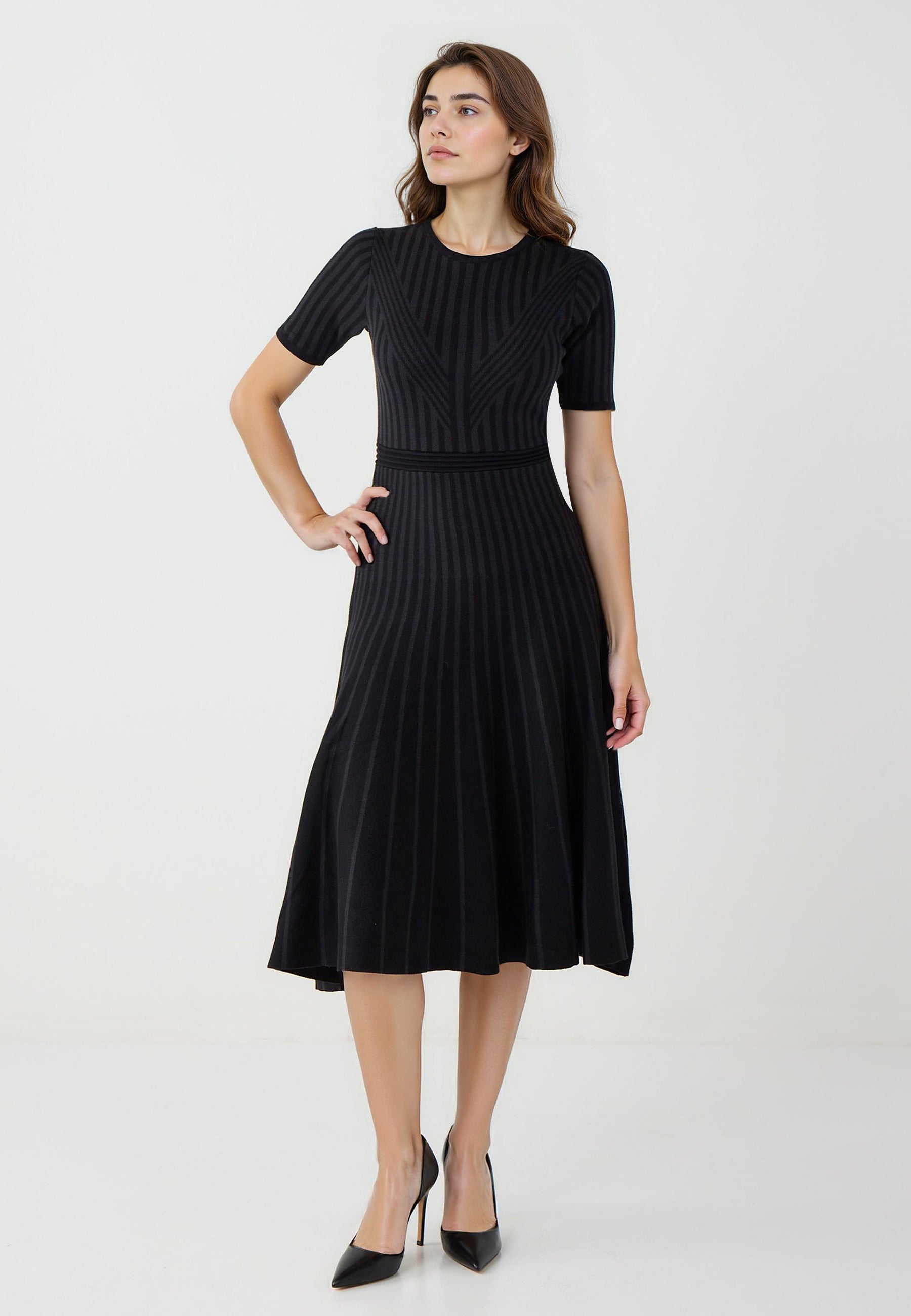  Black Tricot Dress