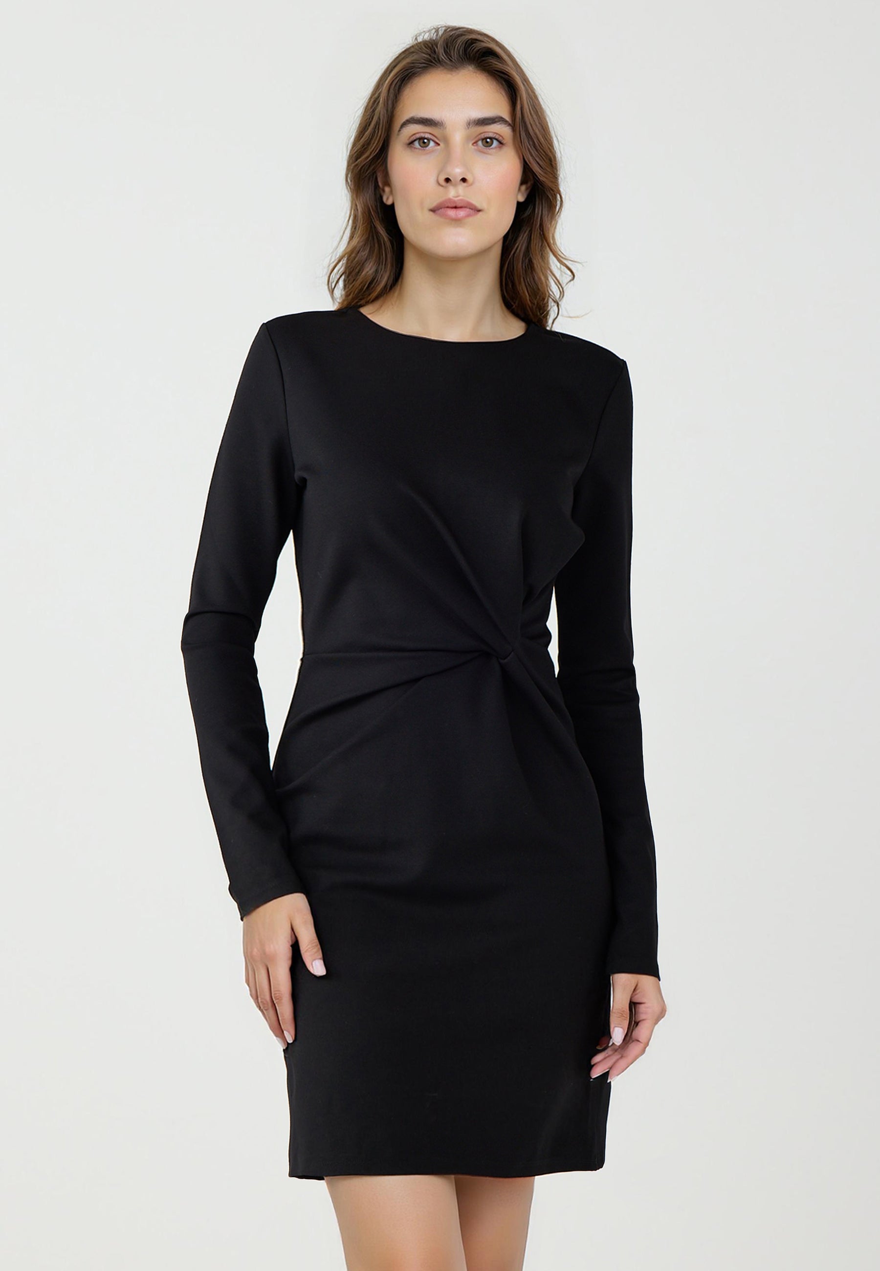   Knitted Black Dress
