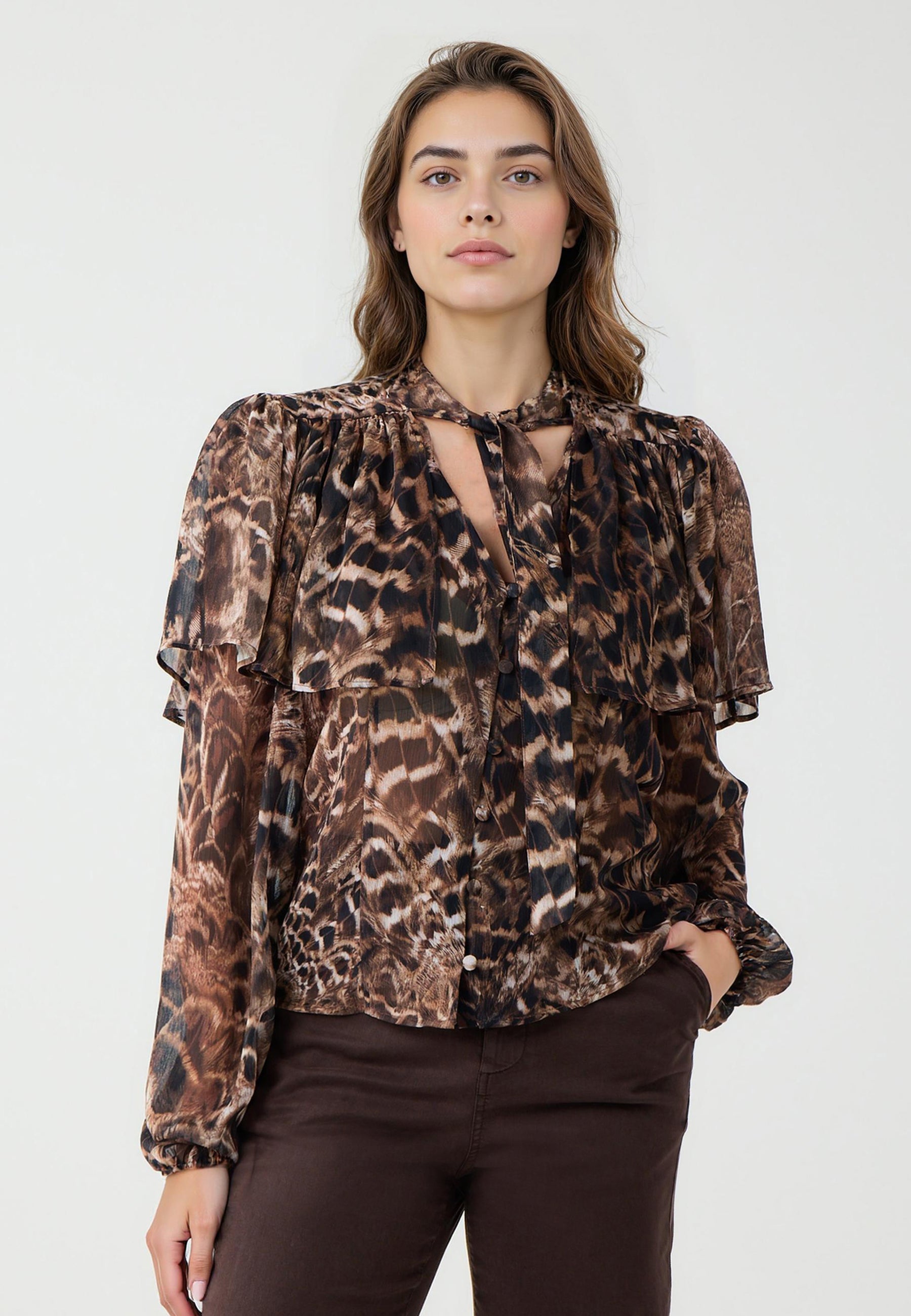  Bitter Brown Woven Shirt