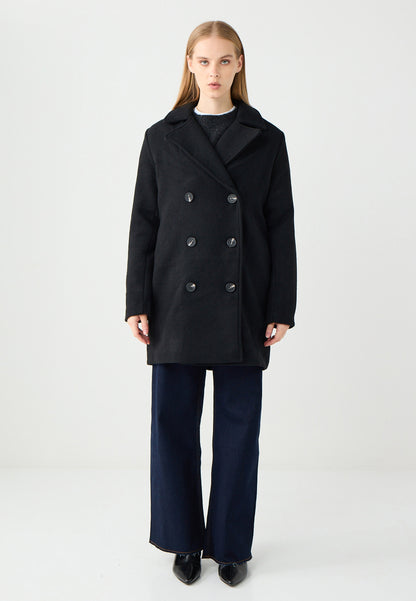  Woven Black Coat