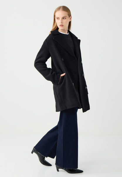 Woven Black Coat
