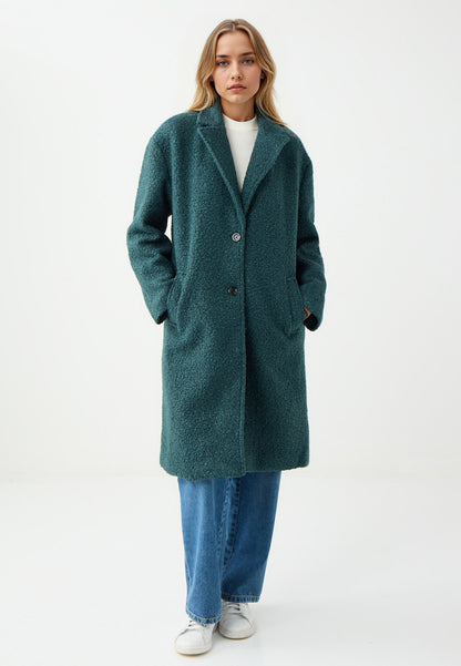 Dark Green Woven Coat