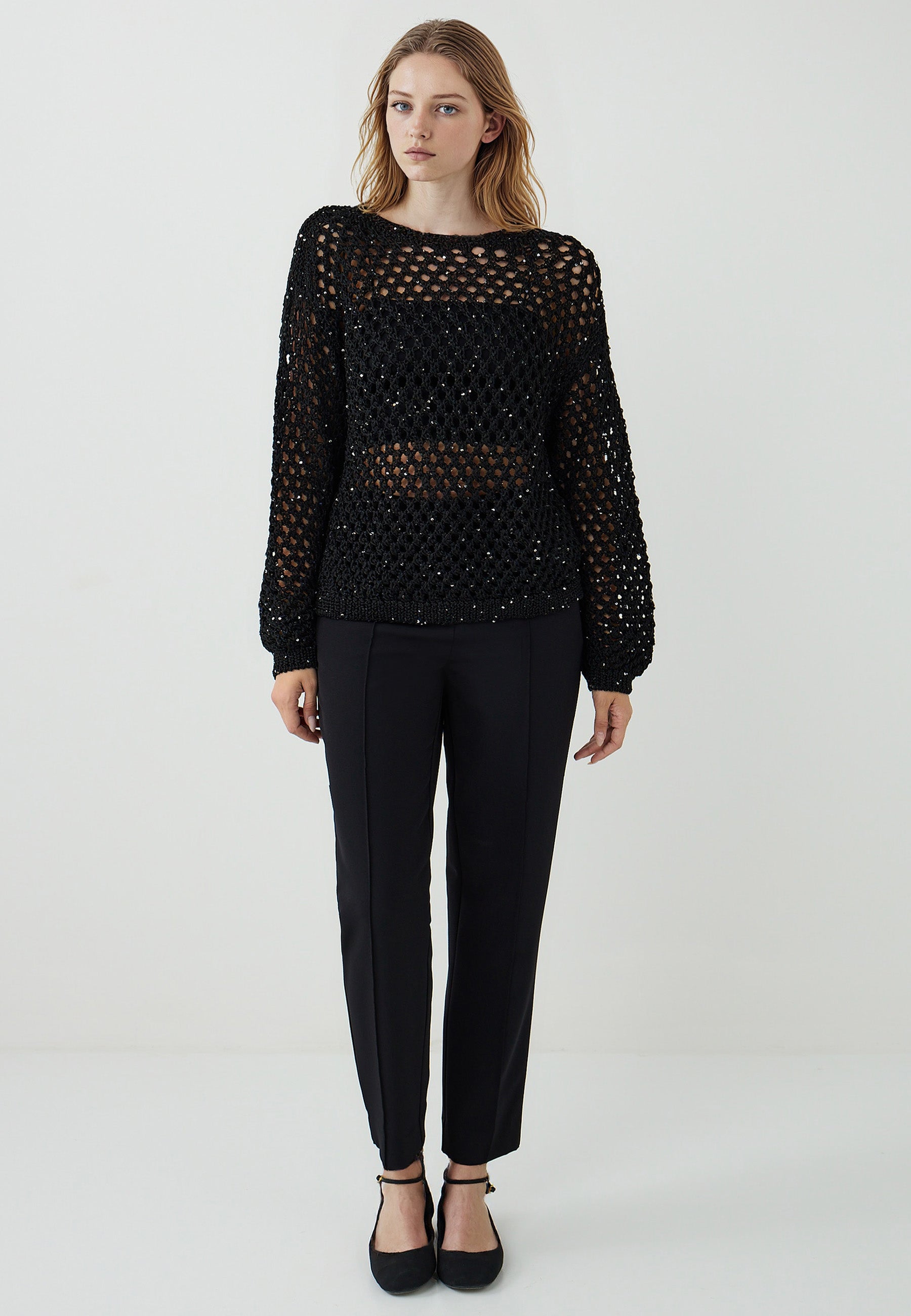 Tricot Black Pullover