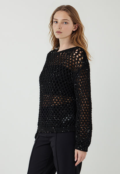 Tricot Black Pullover