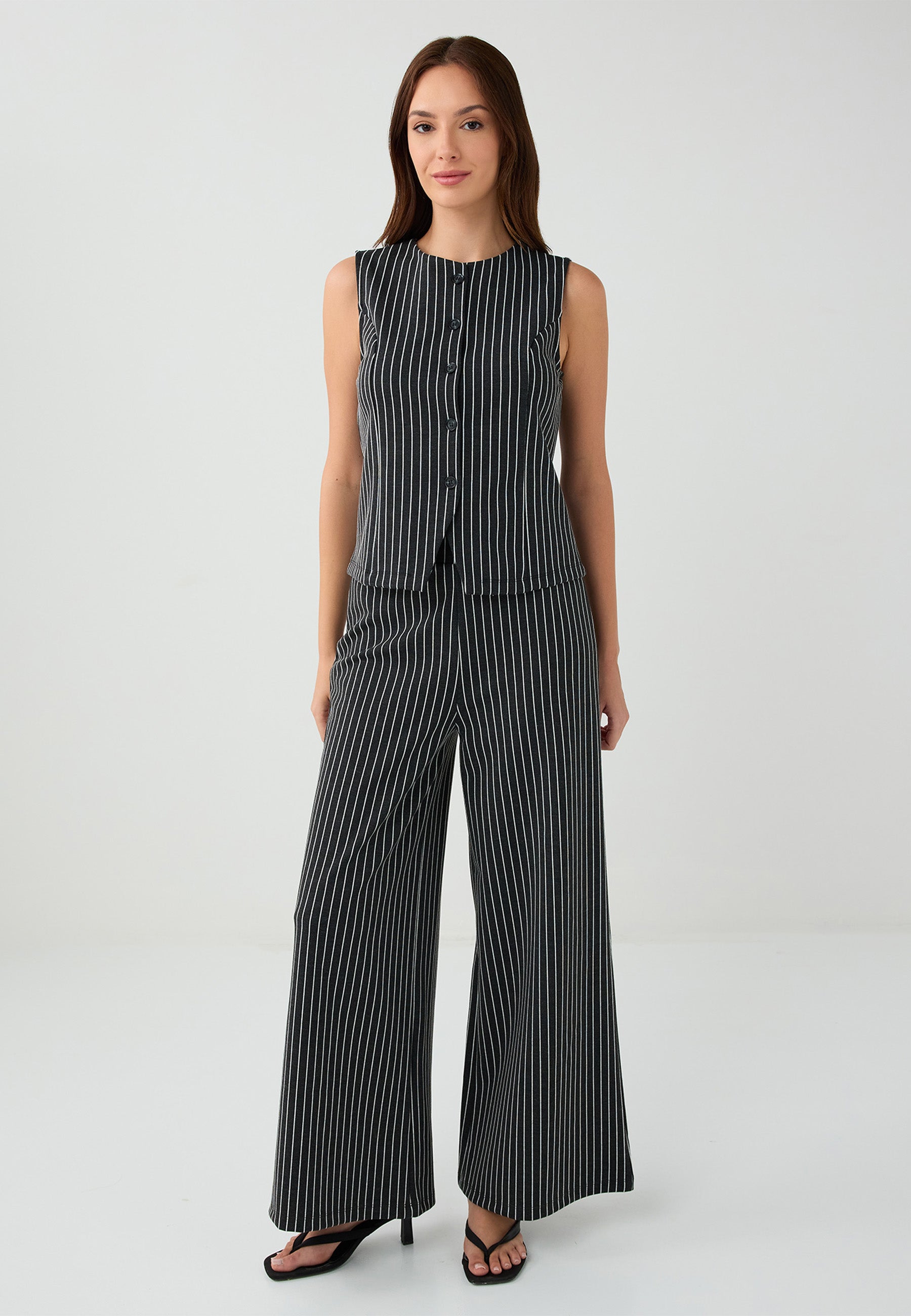   Knitted Anthracite Trousers