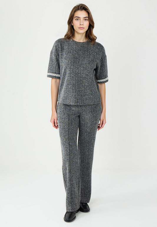 Regular Waist Regular Leg Knit Pants