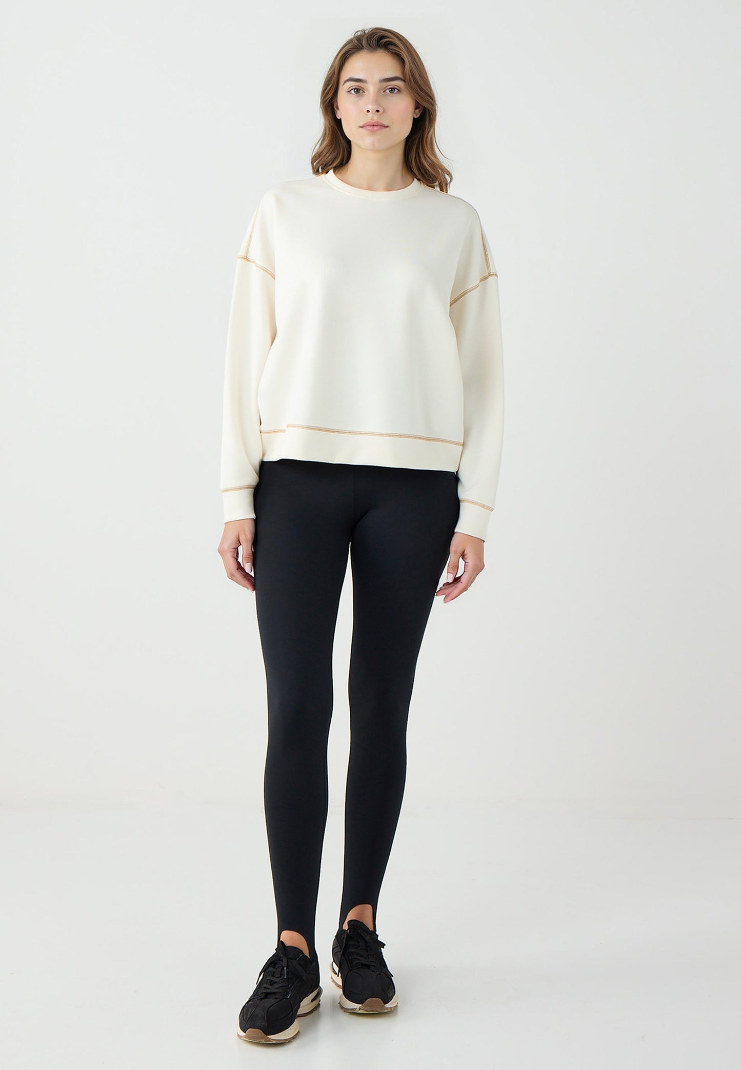 Slim Fit Regular Waist Knitted Leggings