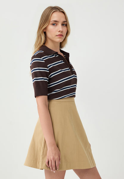 Knitted Biiter Brown T-shirt