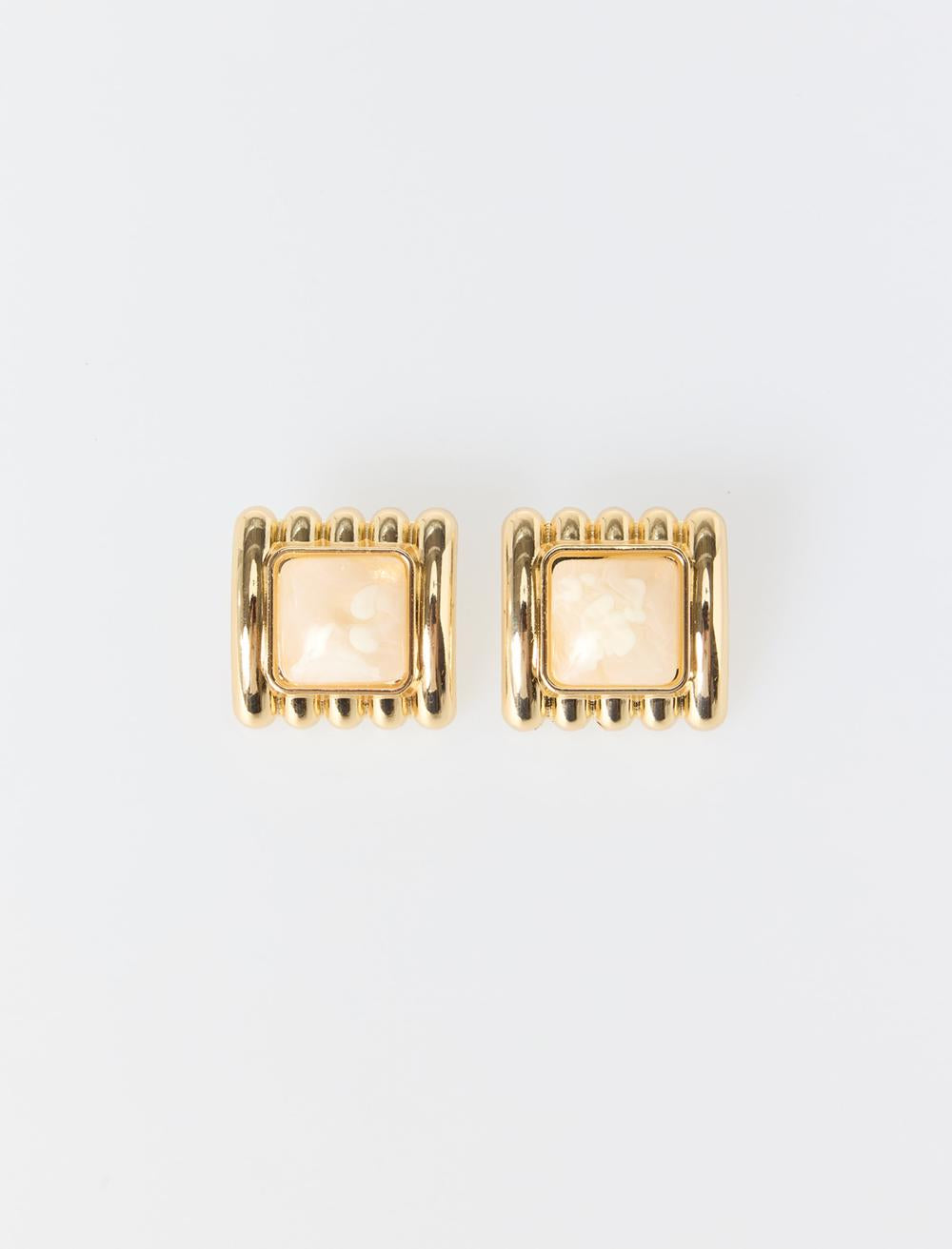 Earring - Cream - 6SW436546126