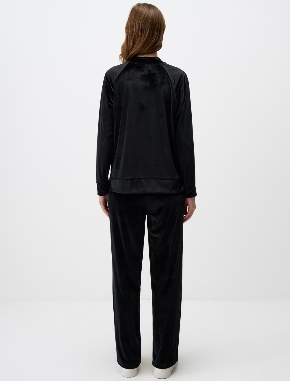 Polo Neck Long-Sleeve Sweatshirt - 4WW361246