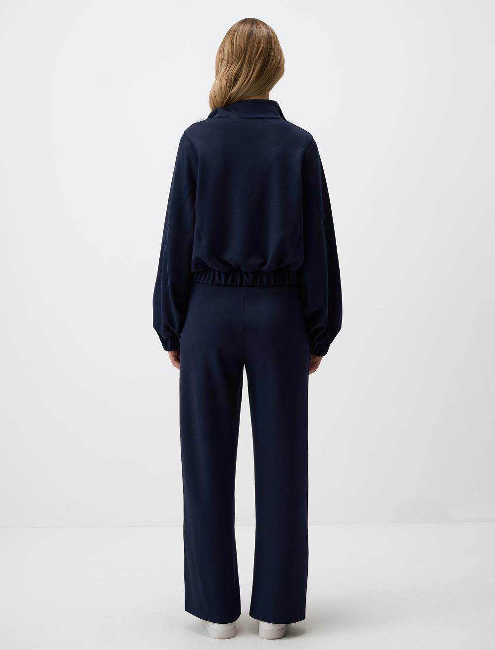 Polo Neck Long-Sleeve Sweatshirt - 4WW02360983