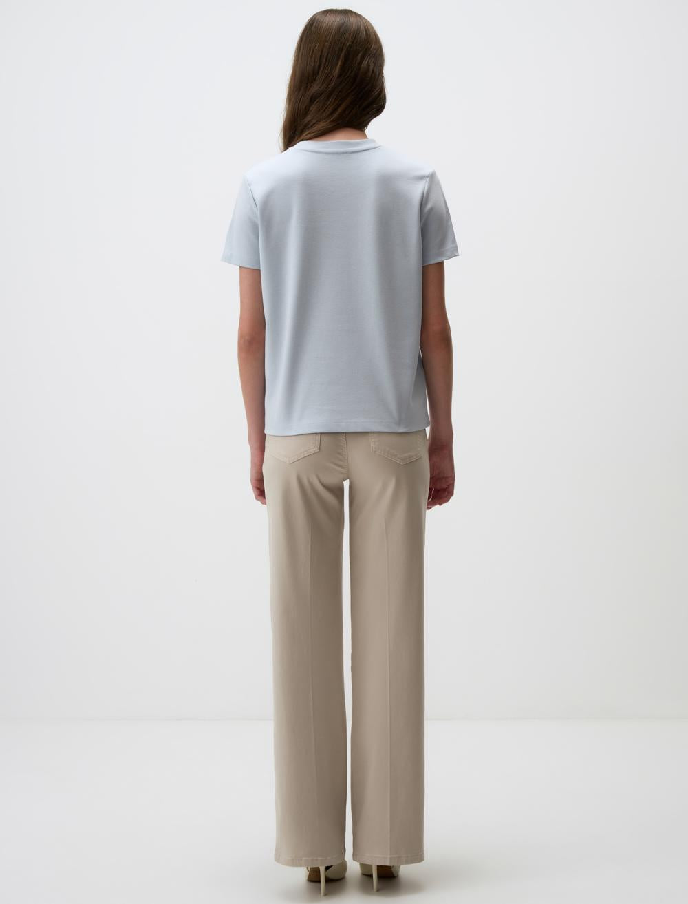 Crew Neck Short-Sleeve T-shirt - 4WW441714