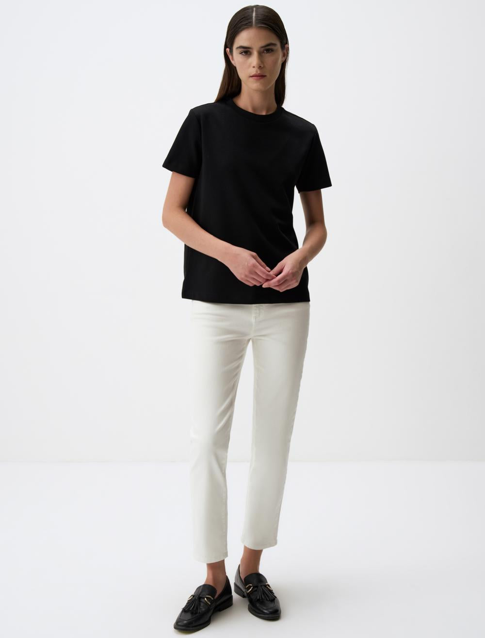 Basic Crew Neck Short Sleeve T-Shirt