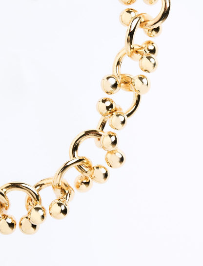 Adjustable steel chain bracelet