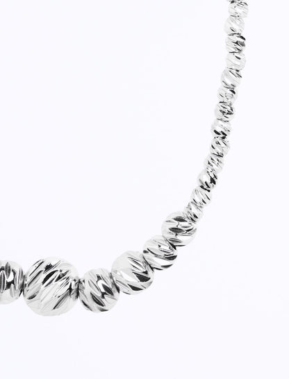 Shiny ball-shaped adjustable bracelet