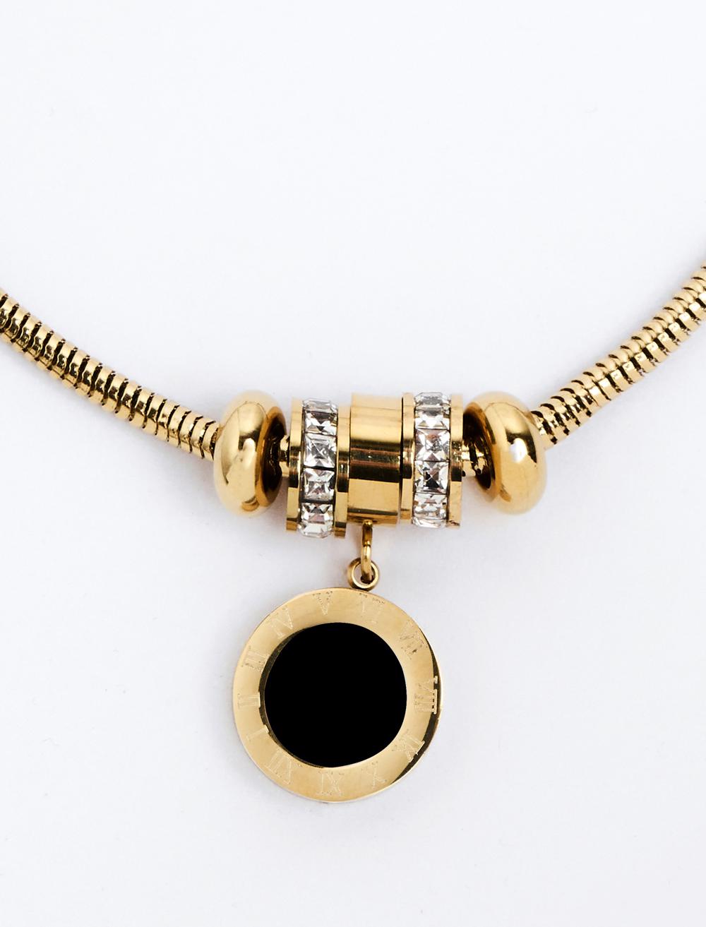 Round Figured Adjustable Charm Bracelet