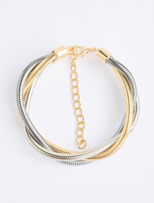 Gold Plated Multi-Chain Bracelet