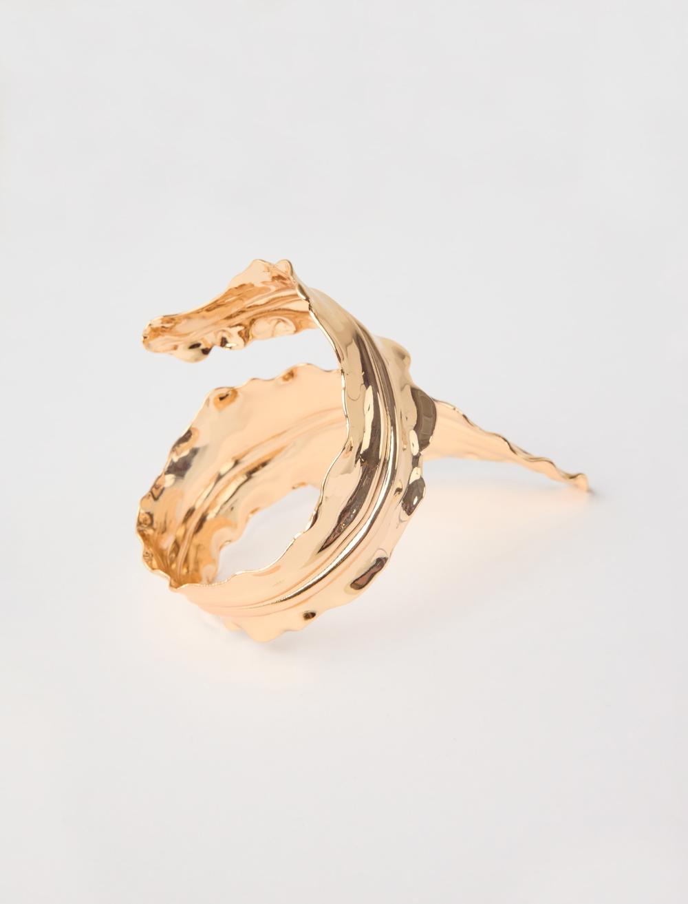 Gold Shiny Spiral Bracelet - 6SW345698