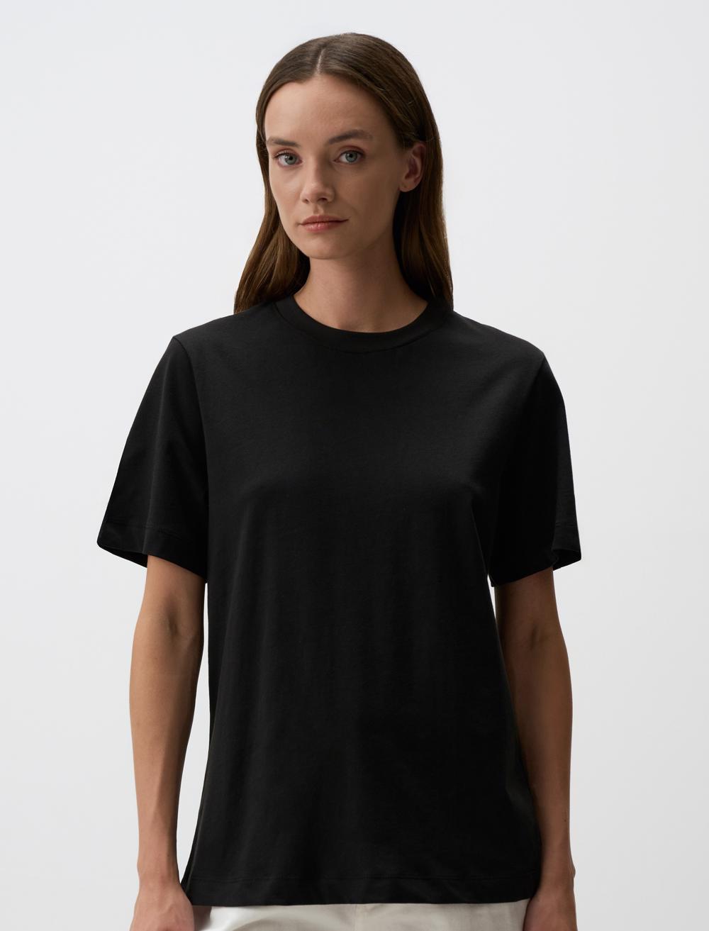 Loose Fit Crew Neck Short-Sleeve T-shirt - 24ST056901