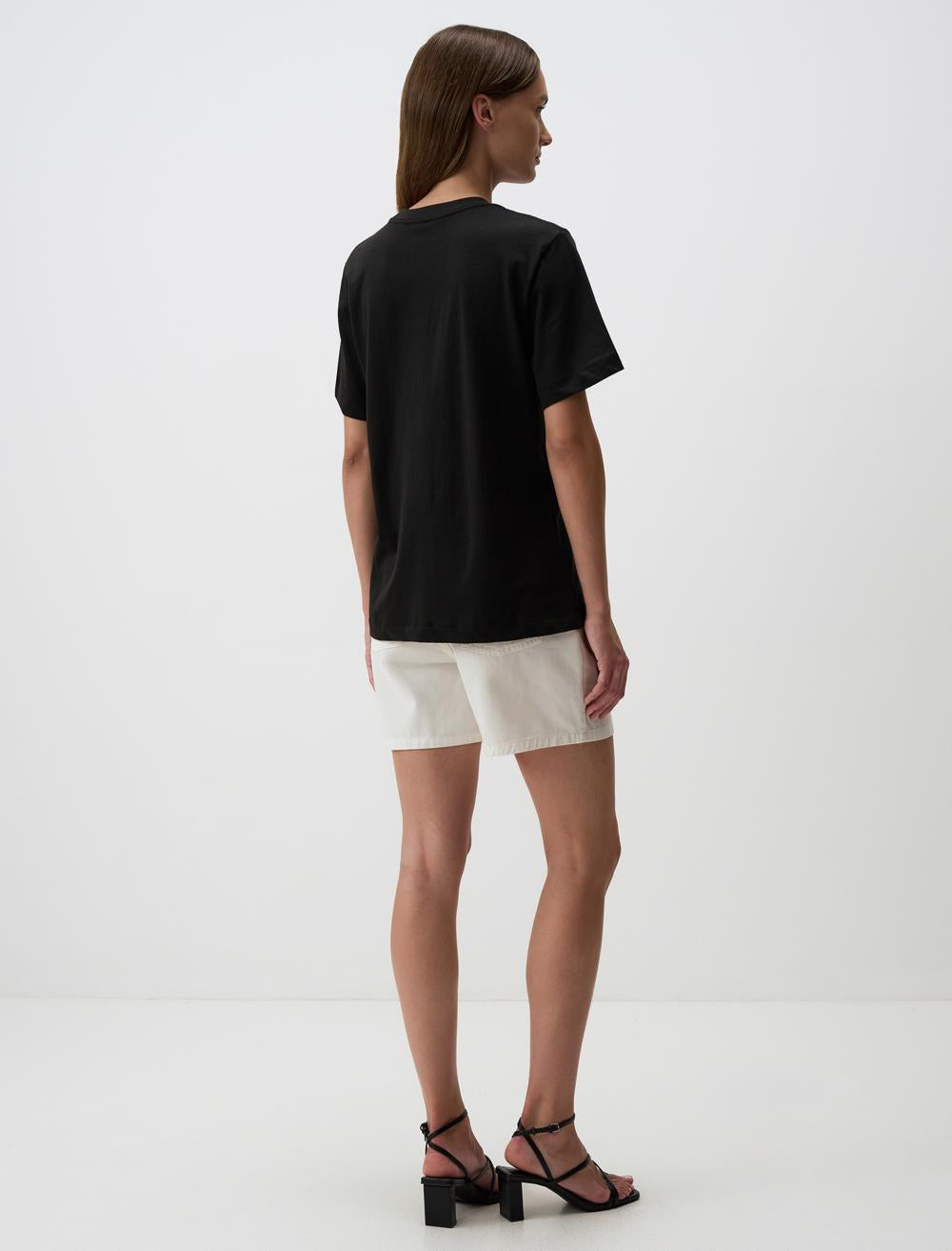 Loose Fit Crew Neck Short-Sleeve T-shirt - 24ST056901