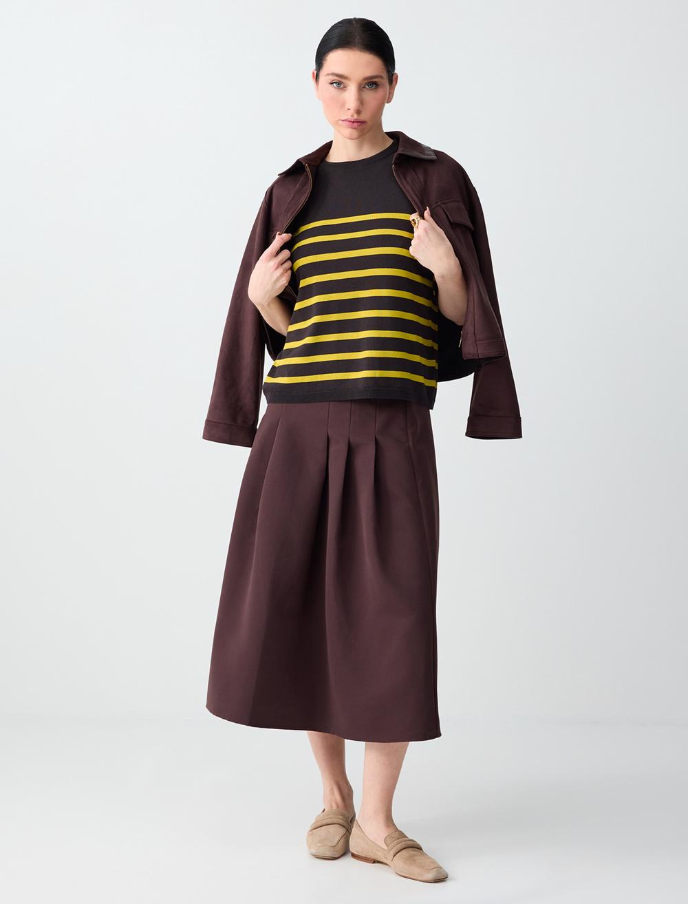 Ss Patterned Striped - Aci Kahve