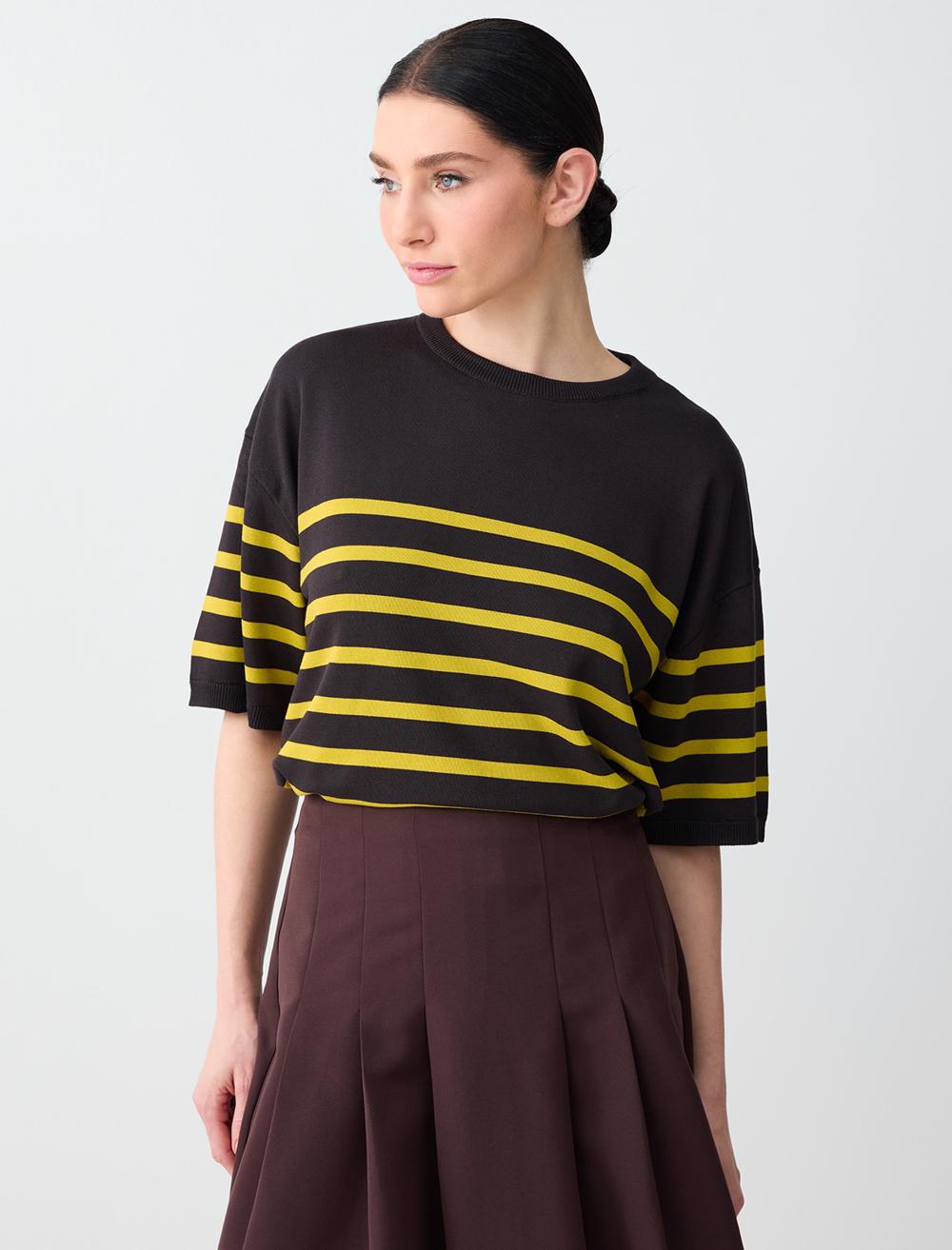 Ss Patterned Striped - Aci Kahve