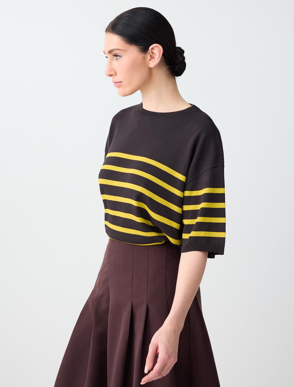 Ss Patterned Striped - Aci Kahve