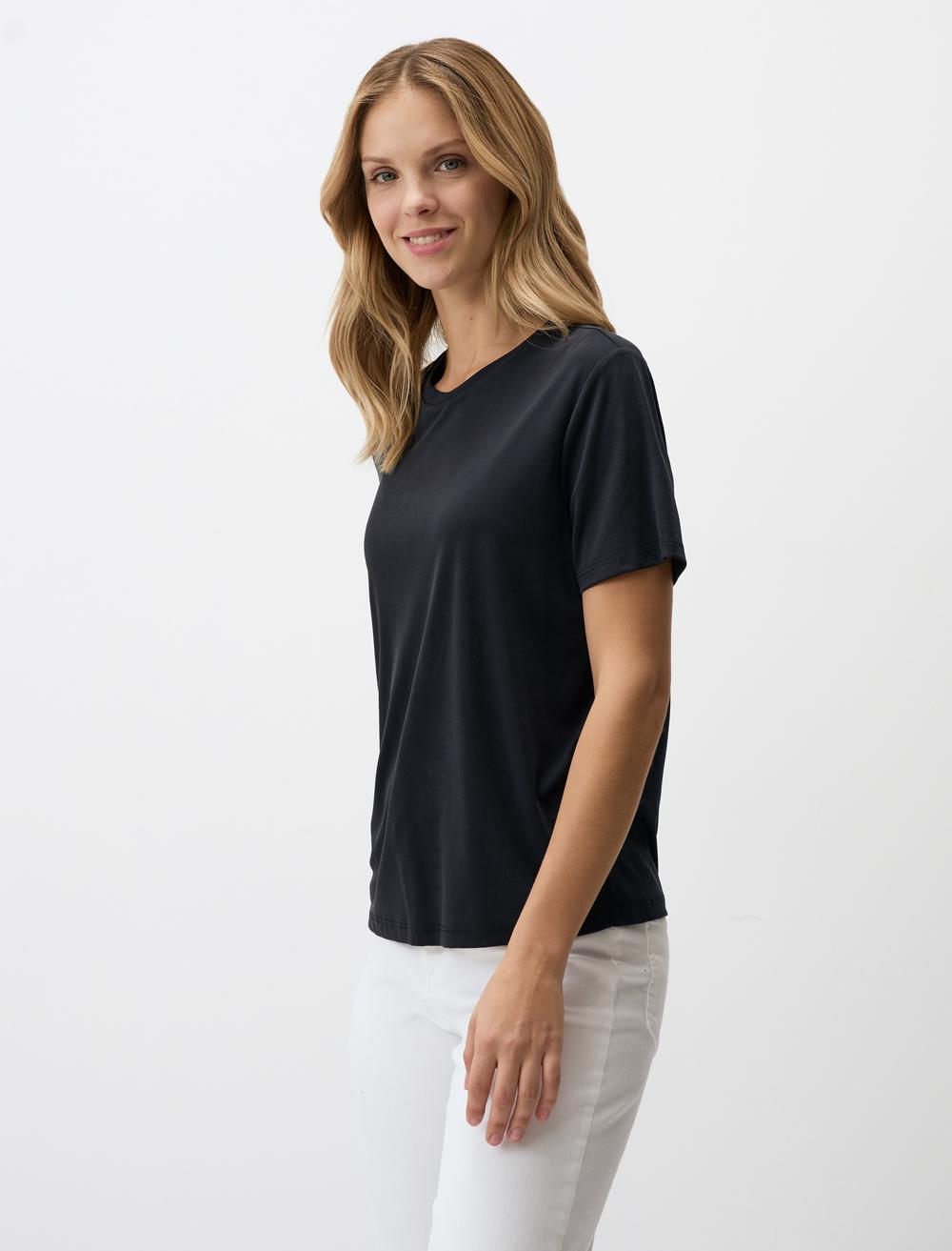 Crew Neck Short Sleeve Basic T-Shirt