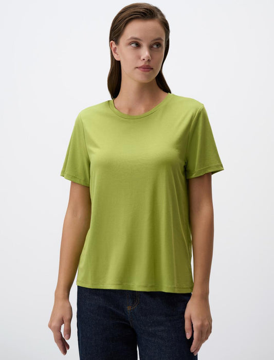 Crew Neck Short Sleeve Basic T-Shirt
