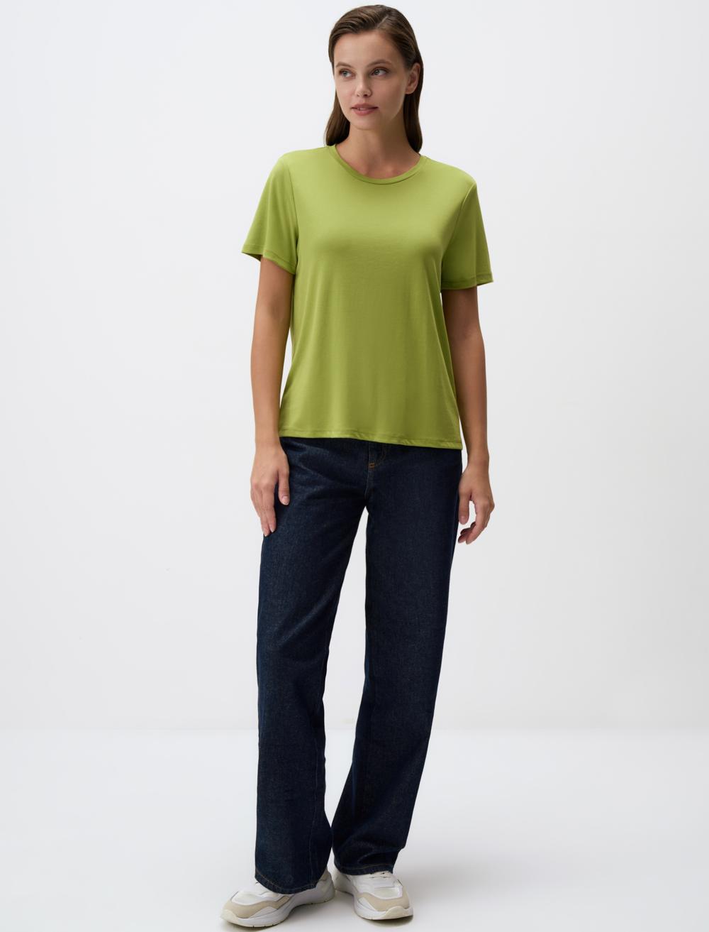 Crew Neck Short Sleeve Basic T-Shirt