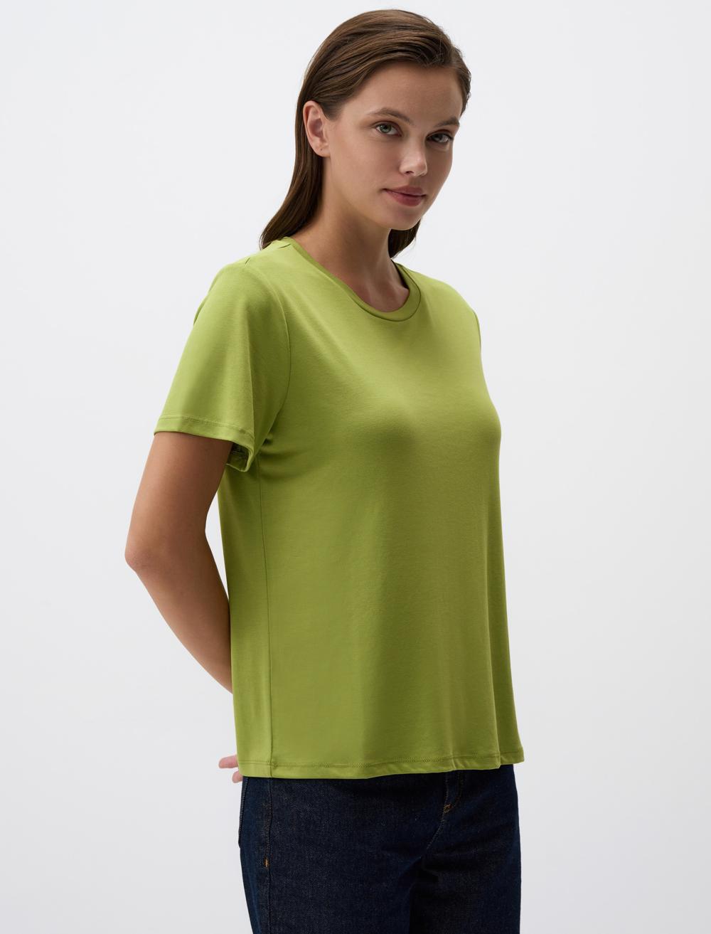Crew Neck Short Sleeve Basic T-Shirt