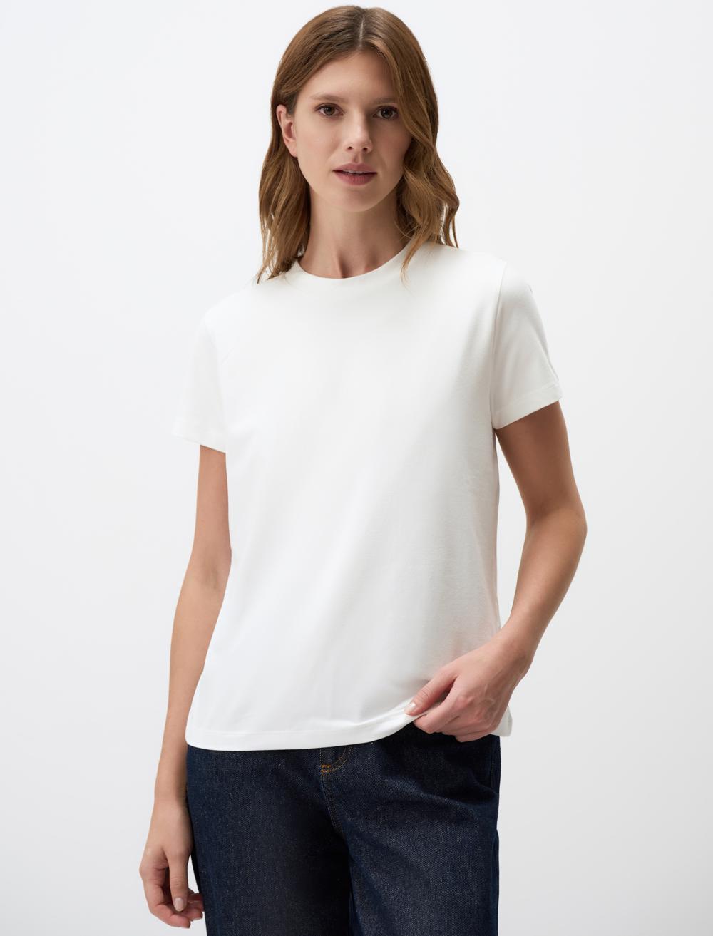Crew Neck Short Sleeve Basic T-Shirt