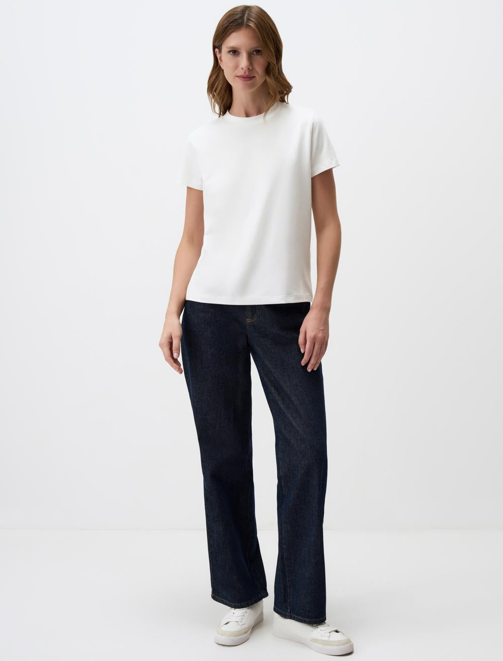 Crew Neck Short Sleeve Basic T-Shirt