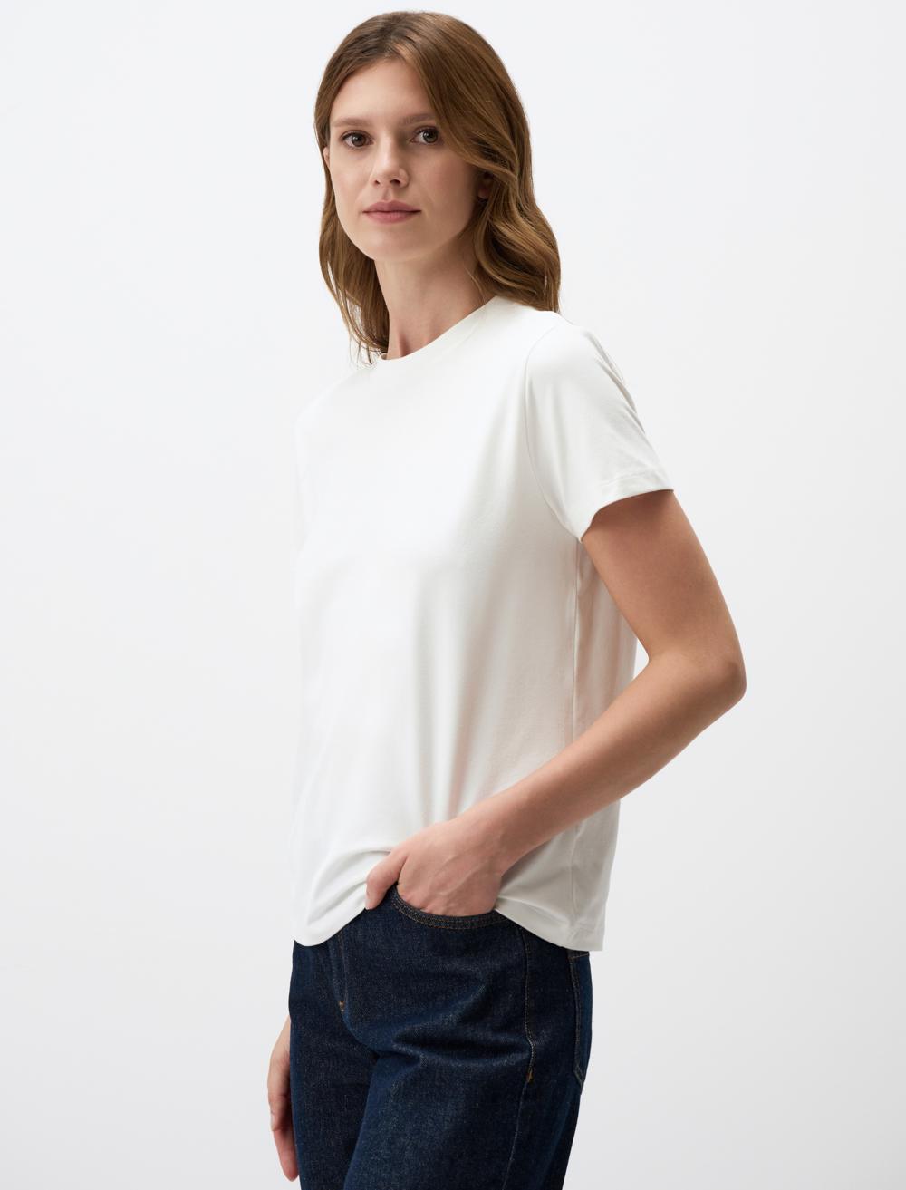 Crew Neck Short Sleeve Basic T-Shirt