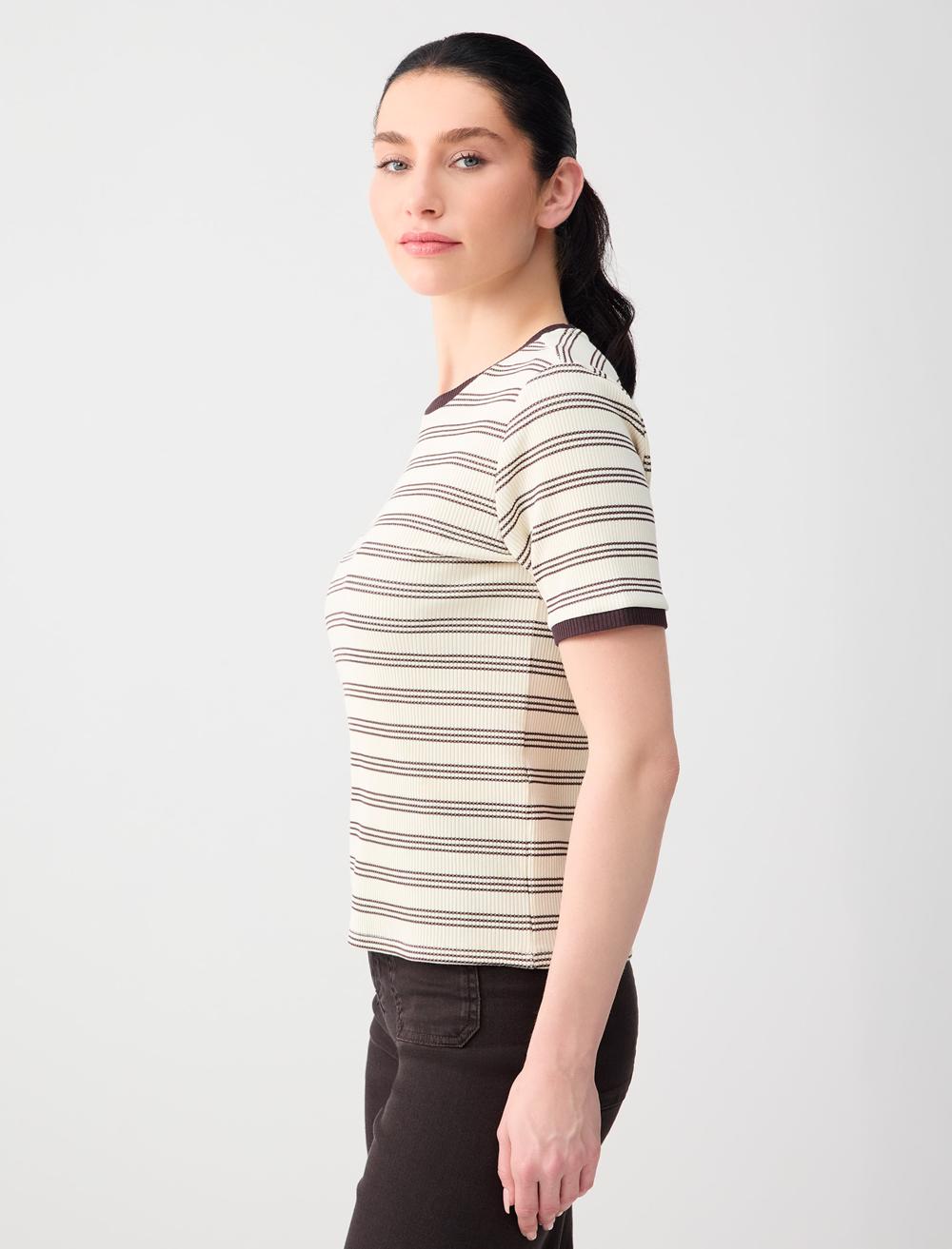 Ss Patterned Striped - Cream Color