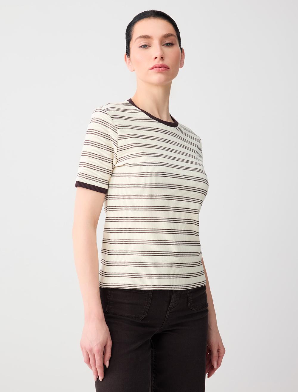 Ss Patterned Striped - Cream Color