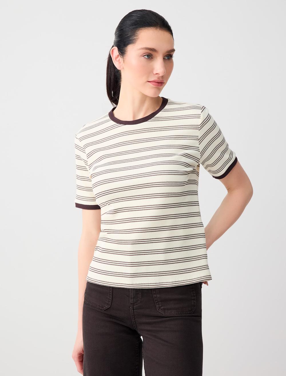 Ss Patterned Striped - Cream Color