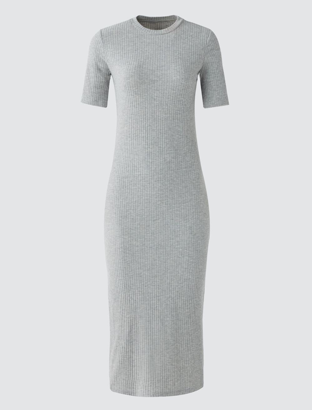 Crew Neck Short-Sleeve Dress - 5WW065575