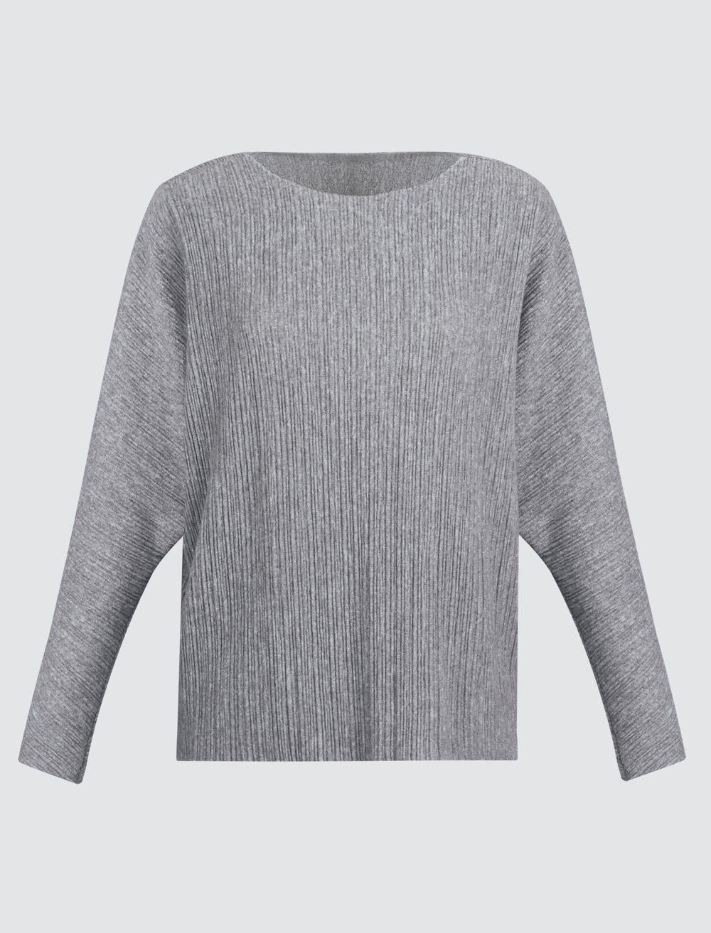 Loose Fit Crew Neck Blouse - 5SW032786