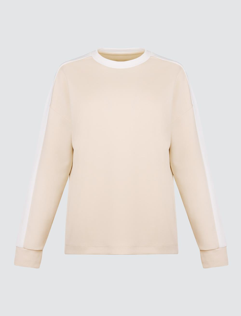 Crew Neck Long-Sleeve Sweatshirt - 5SW232351