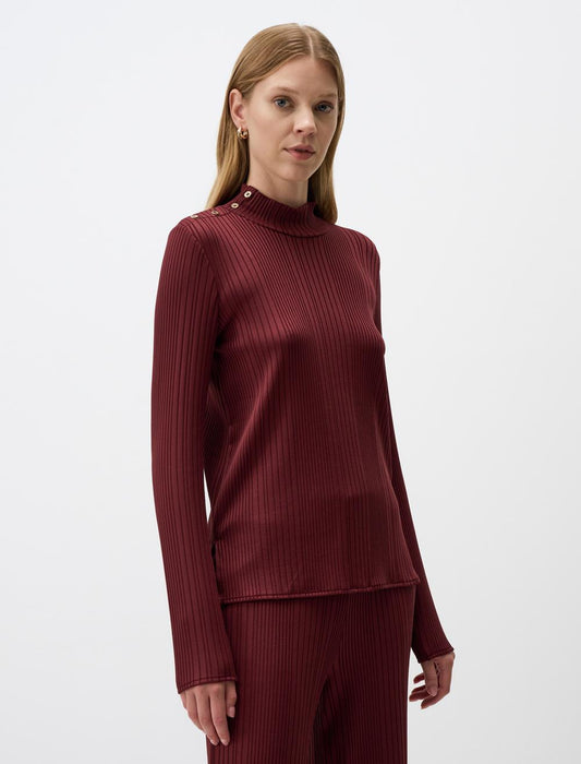 Turtleneck Long Sleeve Knitted Blouse