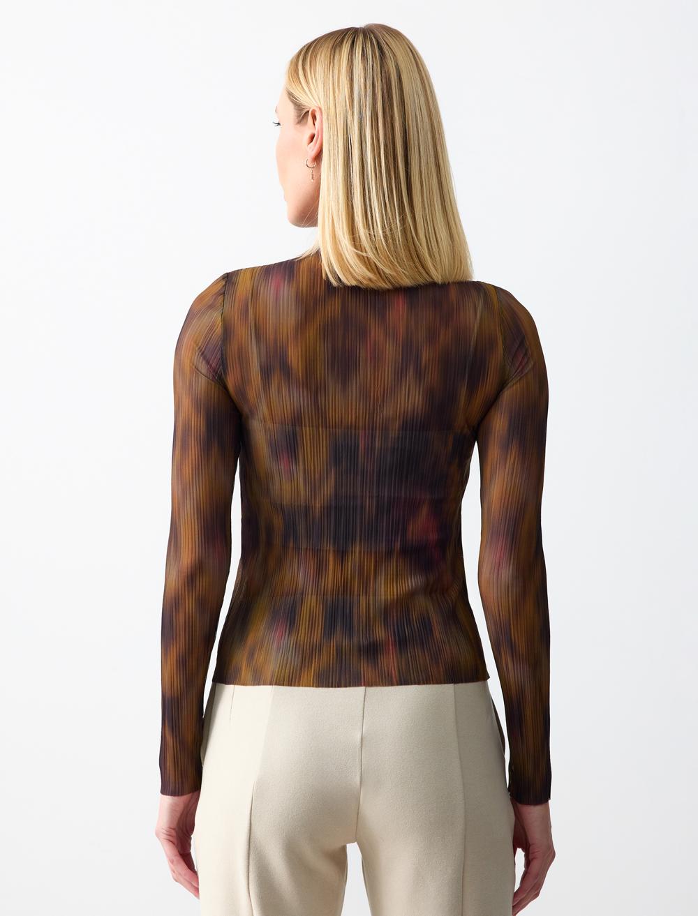 Slim Fit Long-Sleeve Blouse - 5SW032990