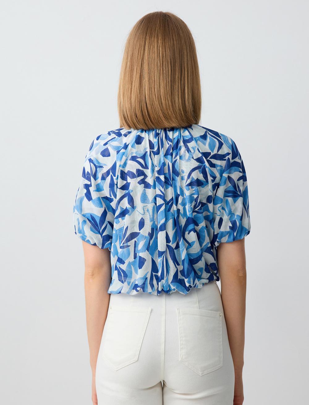 Crew Neck Blouse - 5SW033888