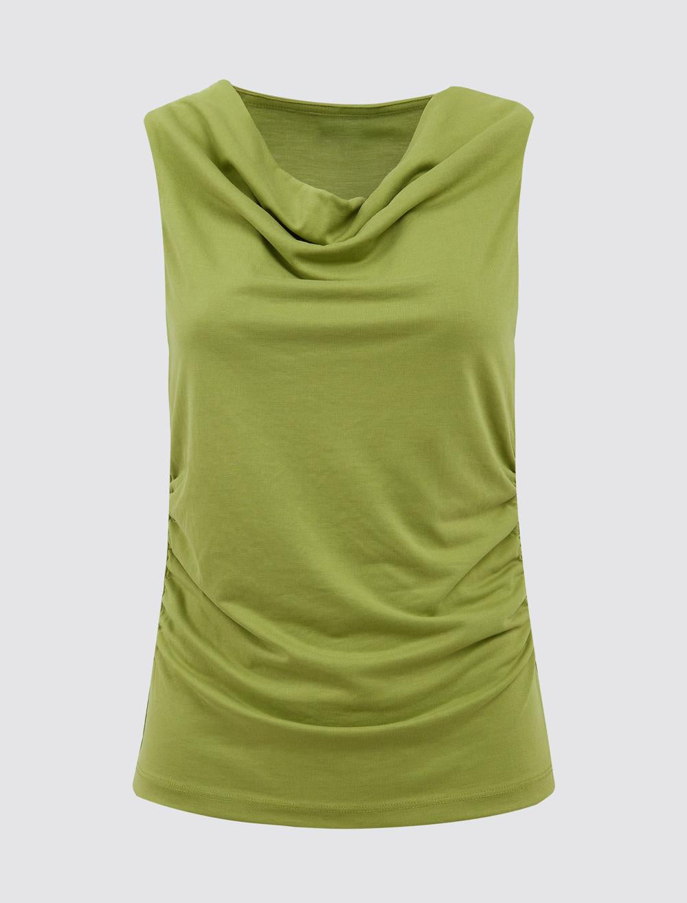 Sleeveless-Sleeve Blouse - 5SW034544
