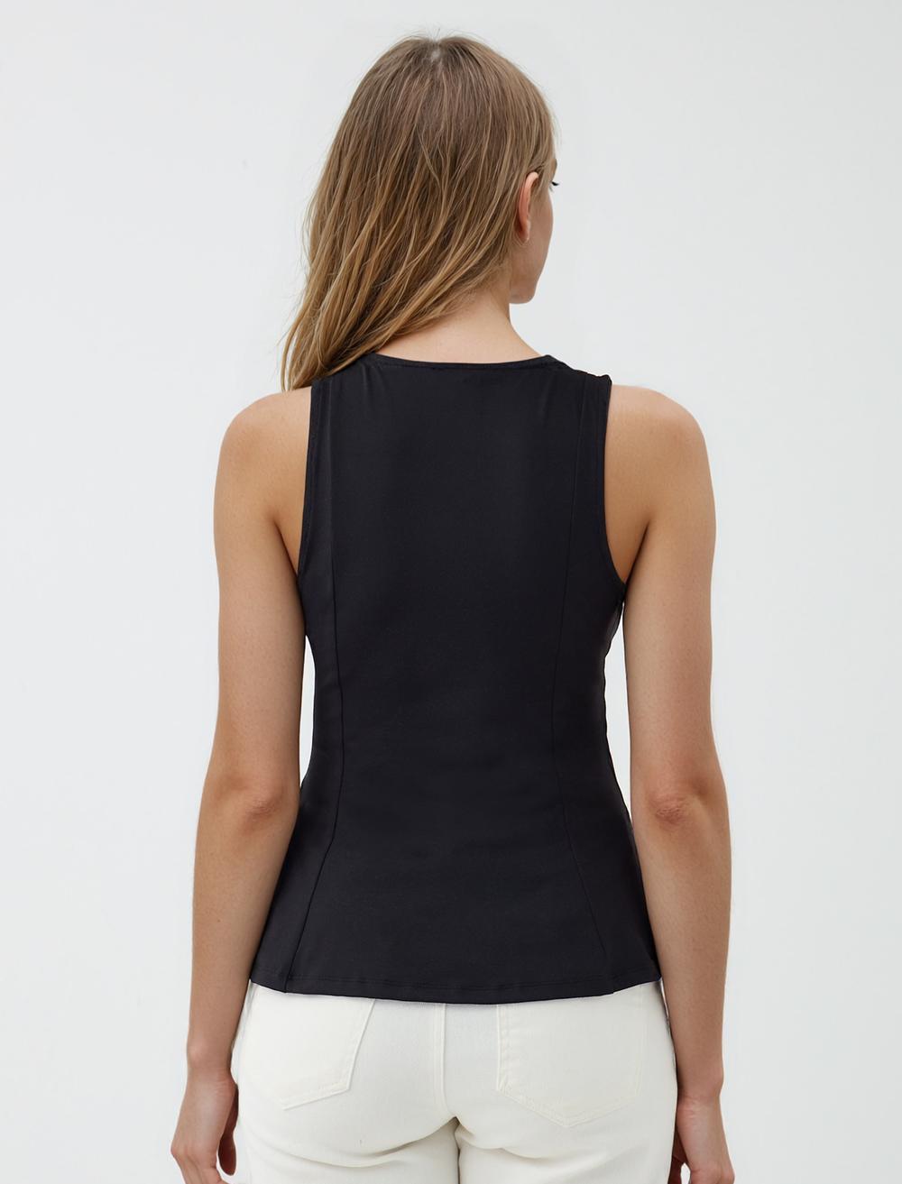 Sleeveless-Sleeve Blouse - 5SW035310