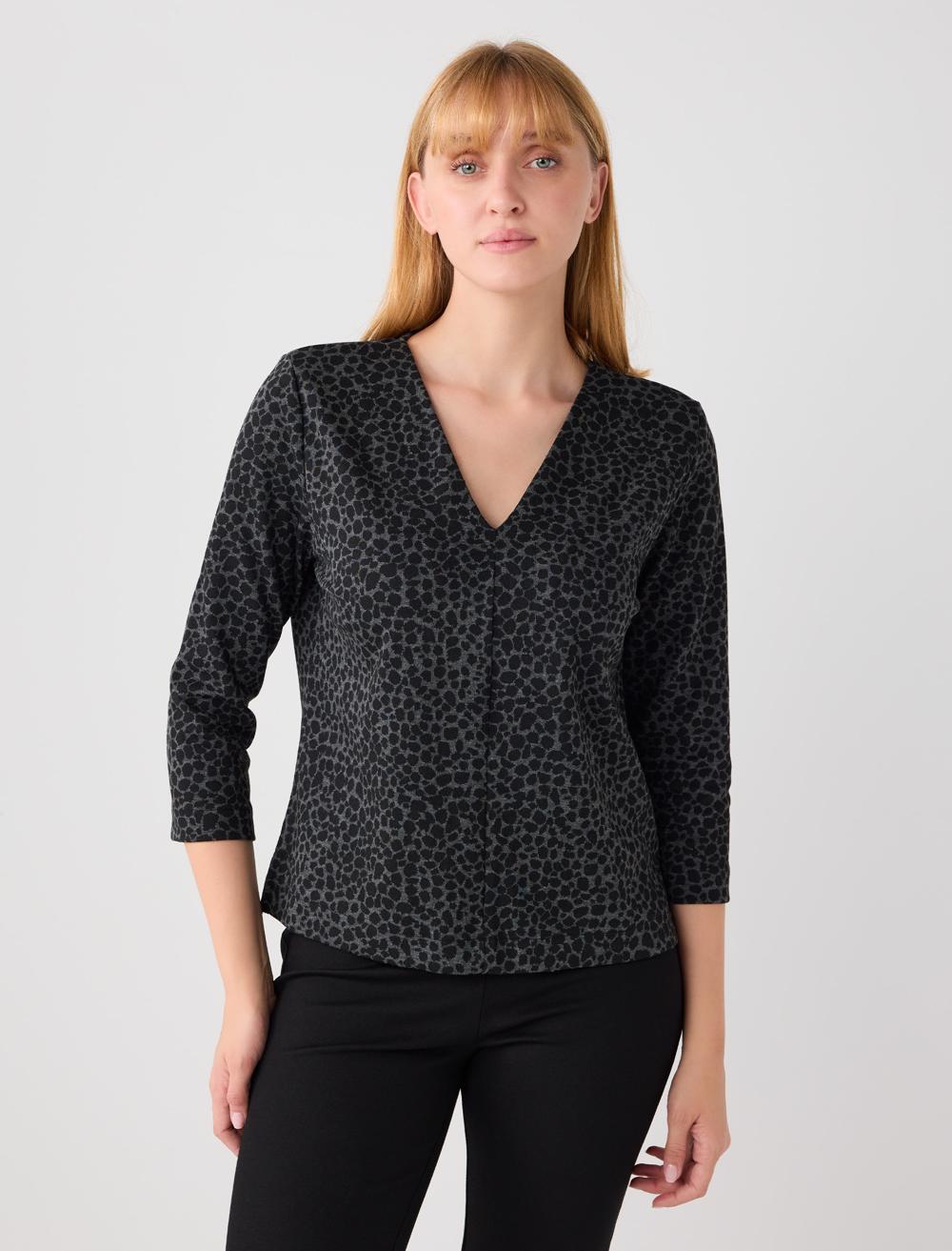 V-Neck Blouse - 5WW032255