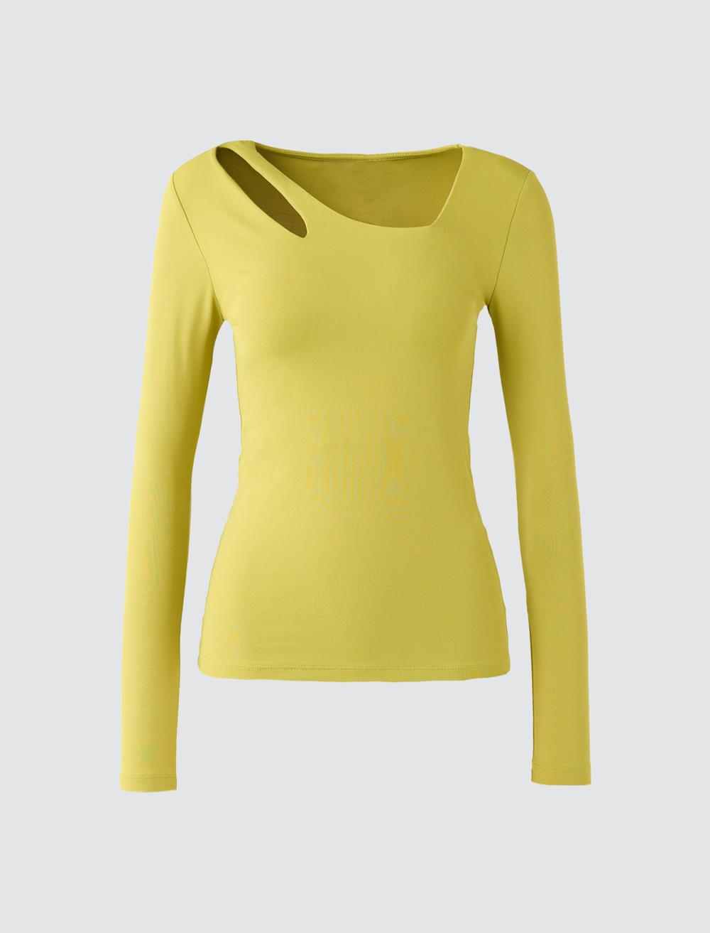 Slim Fit Long-Sleeve Blouse - 5WW035637
