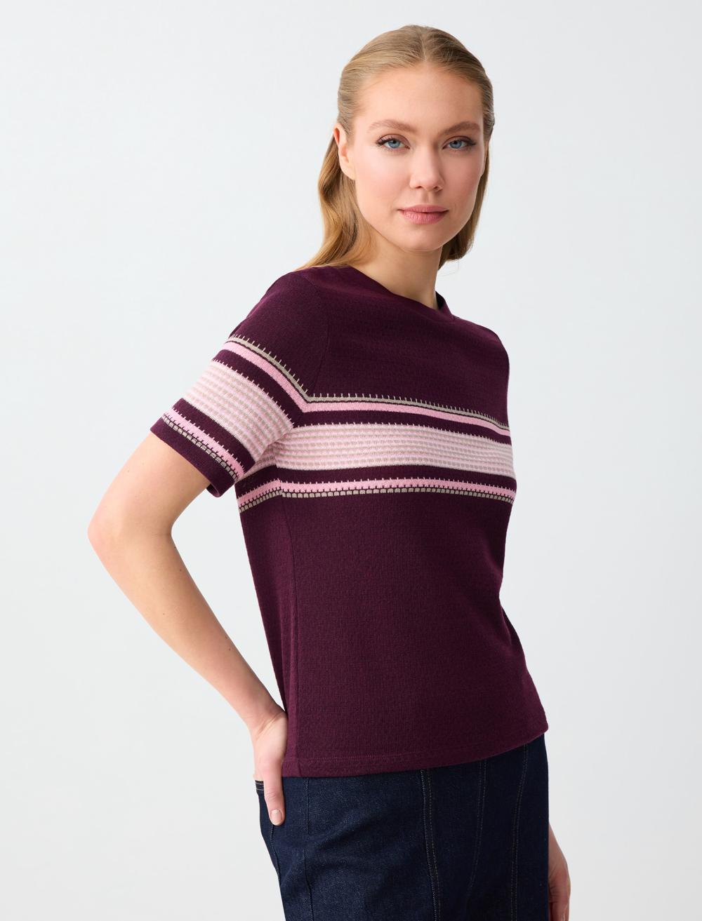 Ss Crew-neck Patterned - Clarroo